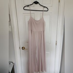 Aritzia Wilfred Market Jumpsuit (Size L, Pink)